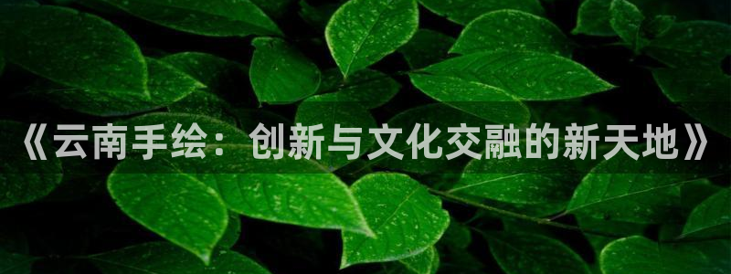 28大神app苹果下载链接：《云南手绘：创新与文化交融的新天